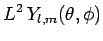 $\displaystyle L^2 Y_{l,m}(\theta,\phi)$