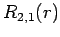 $\displaystyle R_{2,1}(r)$