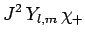 $\displaystyle J^2 Y_{l,m} \chi_+$