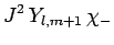 $\displaystyle J^2 Y_{l,m+1} \chi_-$