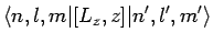 $\displaystyle \langle n,l,m\vert[L_z,z]\vert n',l',m'\rangle$