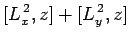 $\displaystyle [L_x^{ 2},z] + [L_y^{ 2},z]$