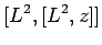 $\displaystyle [L^2,[L^2,z]]$